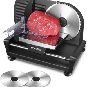 AICOOK FOHERE 200W 7.5-Inch Electrical Meat Slicer for Kitchen Use